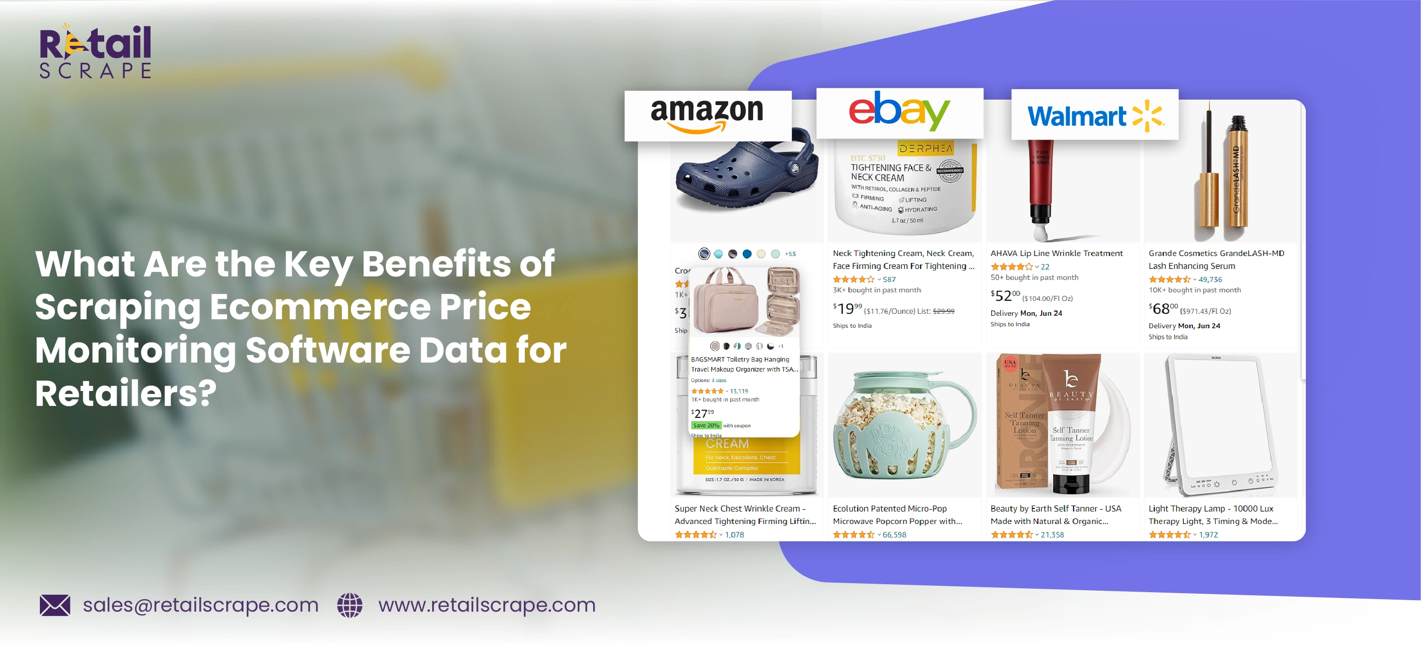 What Are the Key Benefits of Scraping Ecommerce Price Monitoring Software Data for